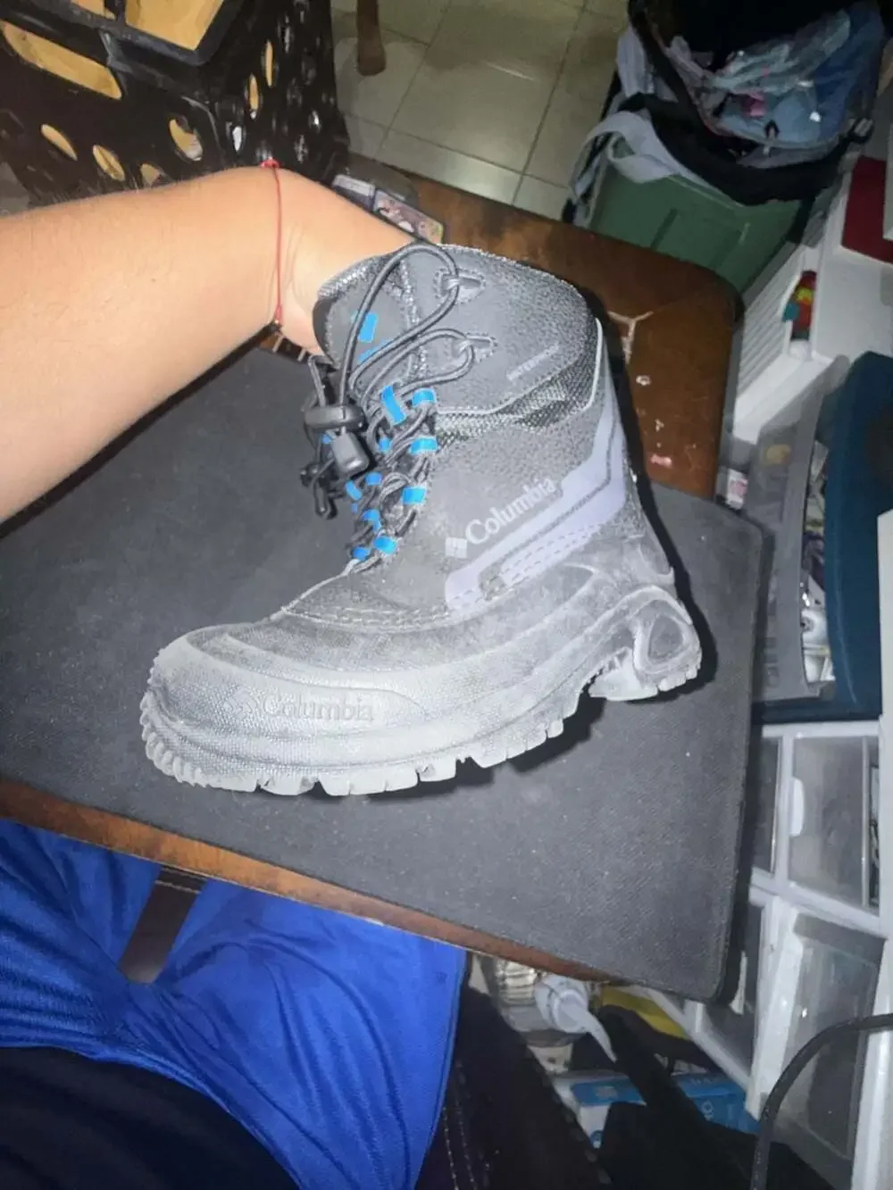 Columbia Youth Bugaboot Plus IV Omni-Heat Waterproof Winter Boots Size 1Y